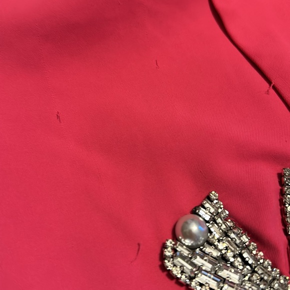 INA BLAZER AND SKIRT RHINESTONE BOW SET - Picture 3 of 6